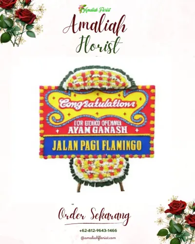 Bunga Papan Congratulation di Girijagabaya